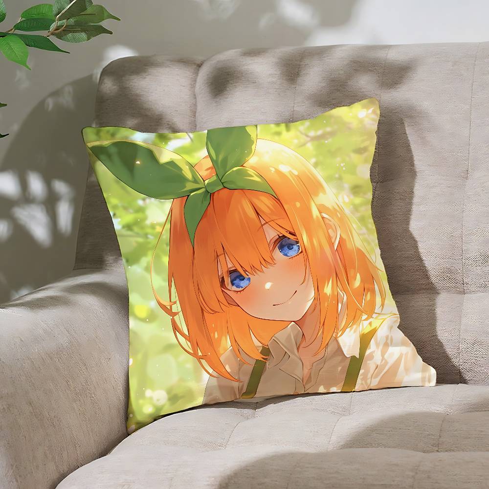 The Quintessential Quintuplets Pillow Case Throw Pillow Cover Nordic Vintage Style Cushion Covers Home Living Sofa Couch Seat