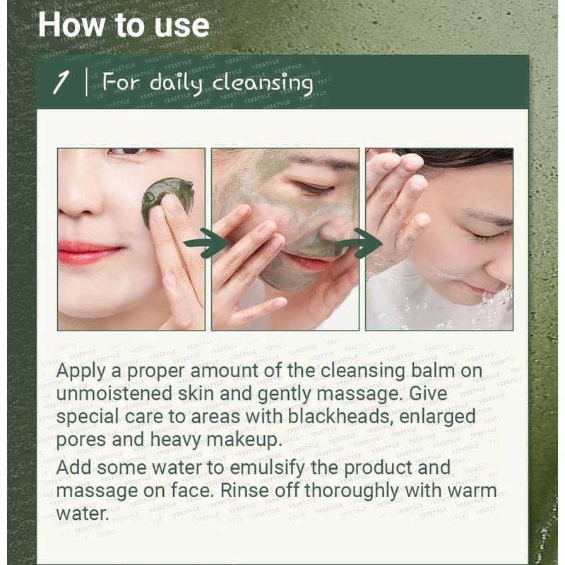 numbuzin - No.3 Pore & Makeup Cleansing Balm With Green Tea And Charcoal