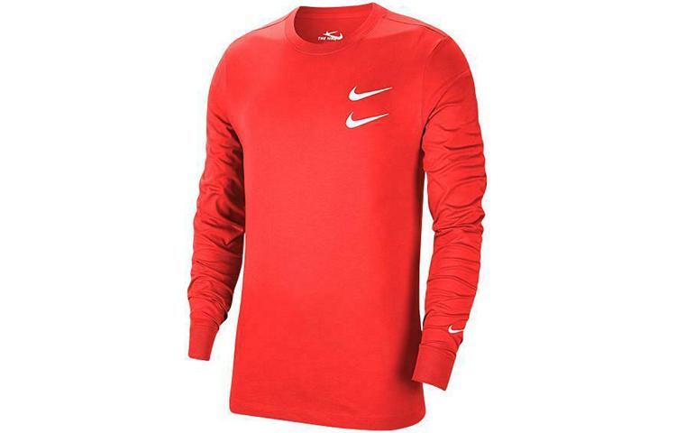 Мужские футболки Nike Красные С круглым вырезом Умеренный прямой крой CK2259-657 XXL