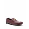 Salvatore Ferragamo Ferragamo Melbourne Gancini Buckle Loafers Red