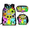 Rhythm Box Peripheral Elementary School Bag Large Capacity Starry Sky Backpack Three-piece Set