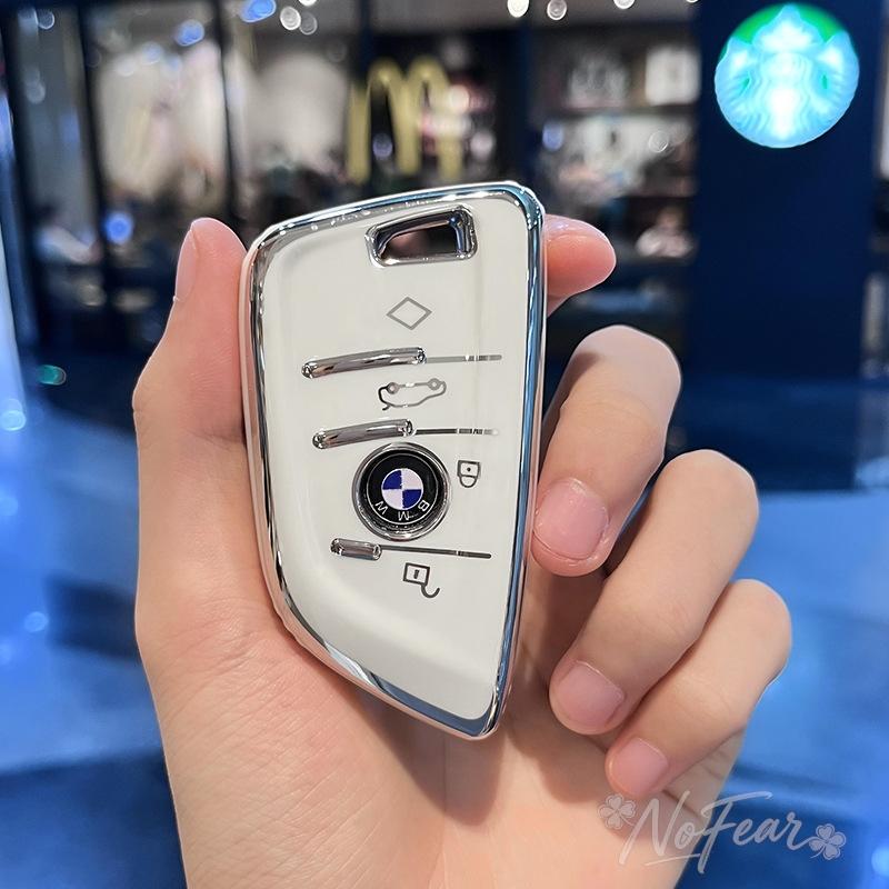 Car Key Case Cover Shell Protector For BMW 1 3 5 7 Series X1 X3 X5 X6 F34 F10 F11 F20 F25 G30 M2 M3 M4 F15 F16 G01 Car stickers