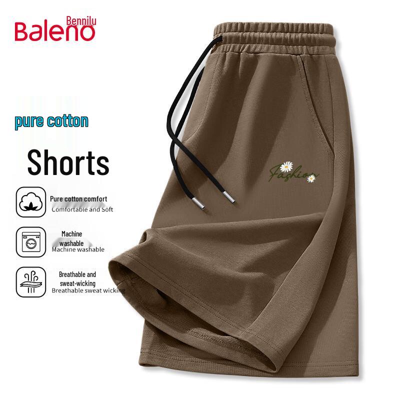 Baleno Men's 100% Cotton Summer Casual Shorts
