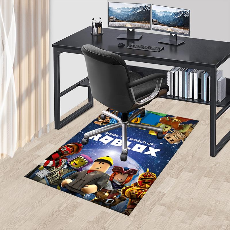 Roblox Adventure Quests Carpet For Playroom Bedroom Living Room Sofa Home Decorkids Game Area Rug Nonslip Floor Mat