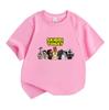 Kinder Jungen Mädchen 100% Baumwolle Rundhals Kurzarm T-Shirt, Lustiges Skibidi Toilette Muster Lässige Weiche Atmungsaktive T-Shirts für Kleinkinder Kinder Tägliche Kleidung