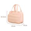 High Capacity Partition Travel Cosmetic Bag Portable Toiletry Organizer Handheld Wash Bag