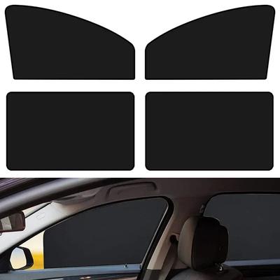 Car Sunshade Curtains Summer Protection Universal Side Window Shades Foldable Magnetic Car Sun Shade Front Rear Auto Accessories