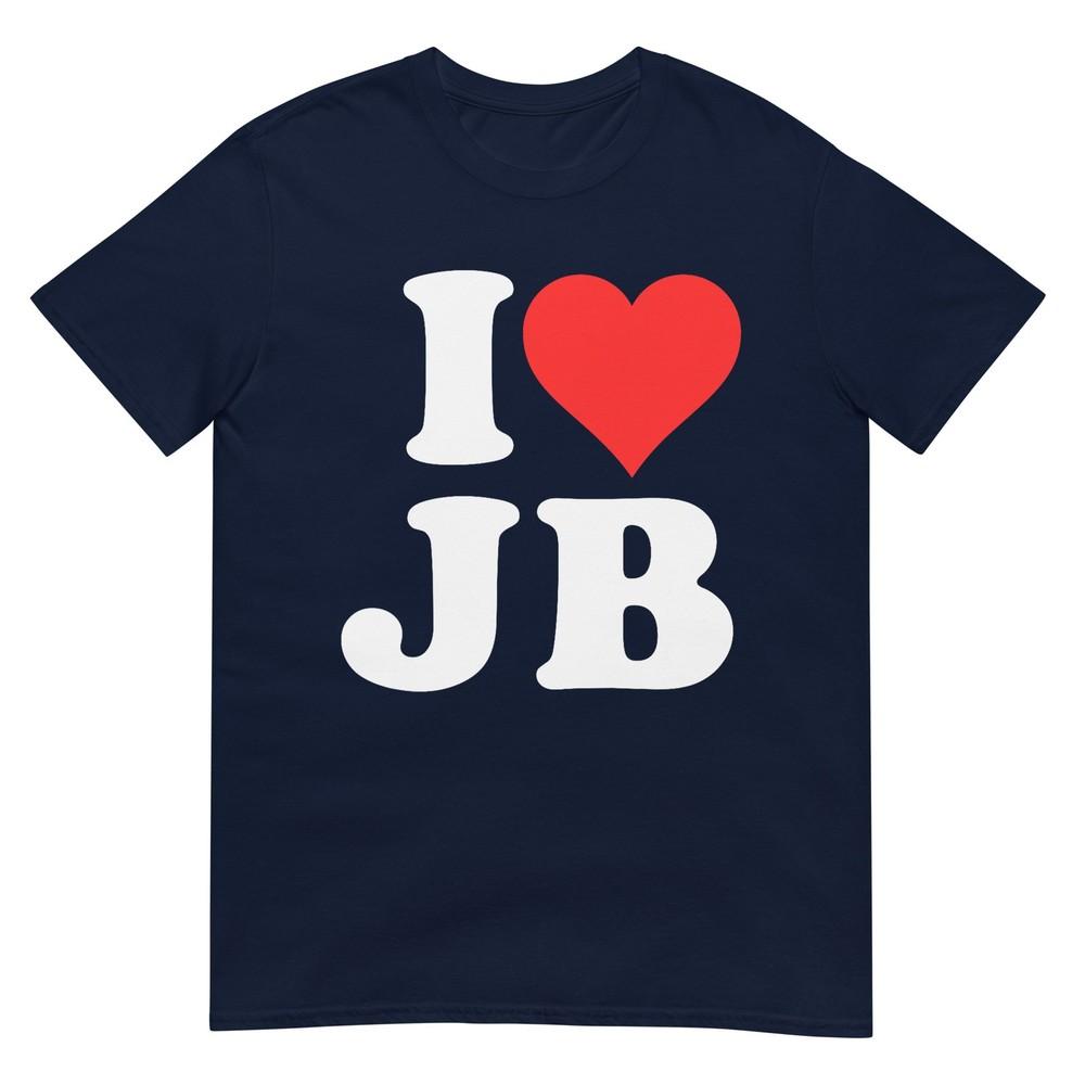 I Love Jb Heart Gift TShirt S