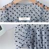 Children Dress Spring Summer Kids Clothing  Baby Girls Clothing Wave Point Short Sleeve Dress Girl Mesh Dress Ruffle
