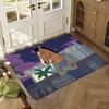 Clásico del anime B-BoJack Art Horseman Alfombrilla Gruesa Absorbente Antideslizante para Suelo Dormitorio Sala de Estar Felpudo Alfombra de Franela