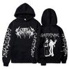 Ghostemane Mikina s potiskem na obou stranách Pánská Móda Hip Hop Metal Rock Mikiny Gotické Oversize Mikina Tepláková souprava Streetwear