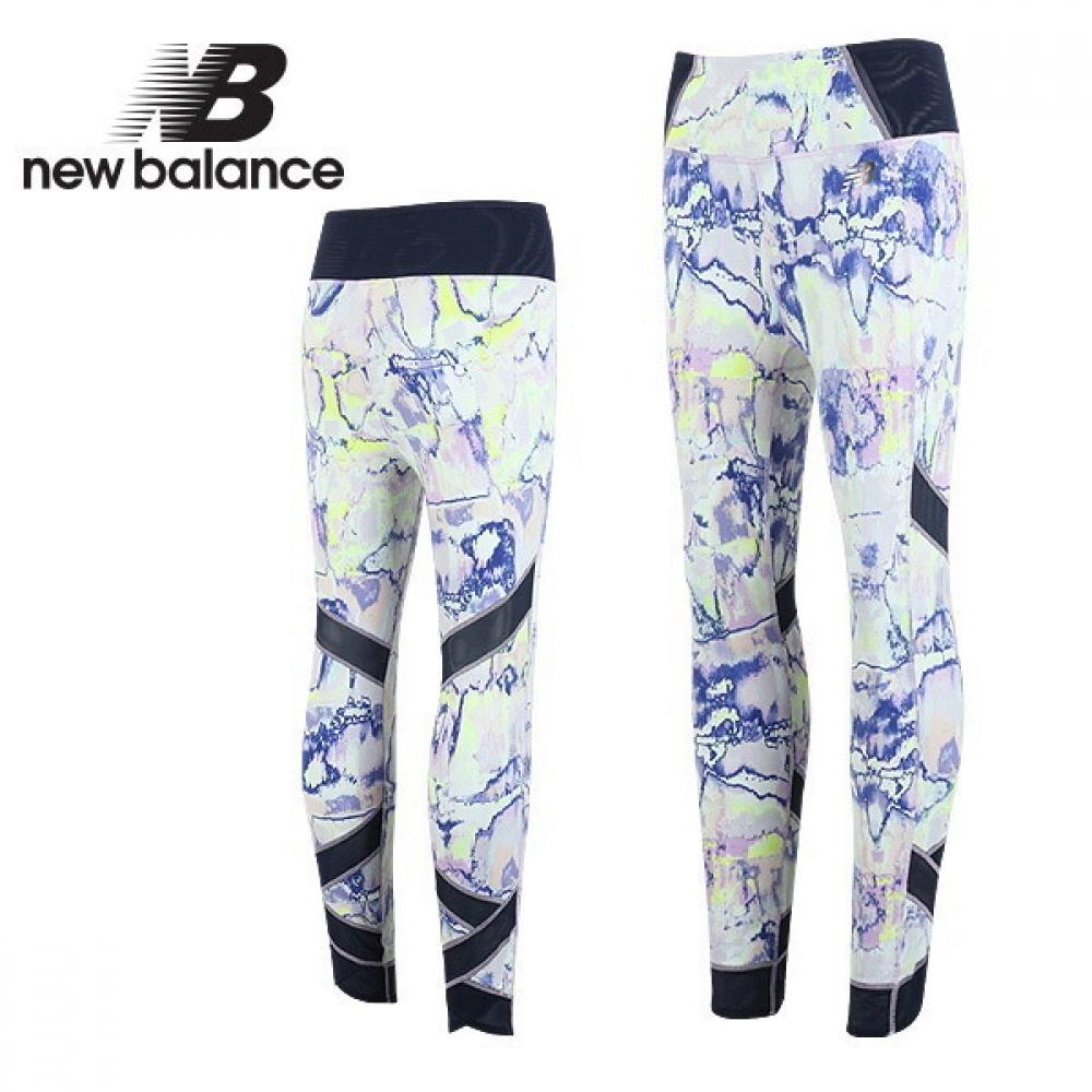

New Balance Women S Printed Evolve tightS White 70