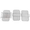 Dual Air Fryer Rack Multi Layered Dehydrator Racks 304 Stainless Steel Dual Air Fryer Stand Racks
