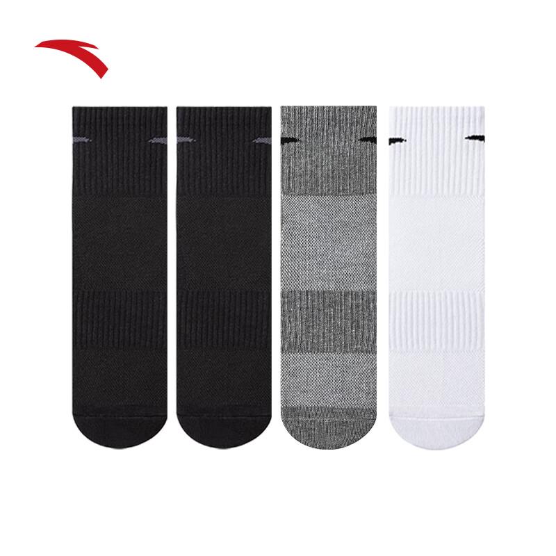 Anta Unisex 4-Pack Sports Socks One Size