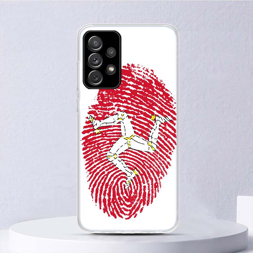 Isle of Man Coat of Arms Soft Case For Samsung Galaxy A17 A16 A26 A36 A56 A15 A14 A13 A55 A54 A53 Phone Cover A25 A35 A24 A34 A2