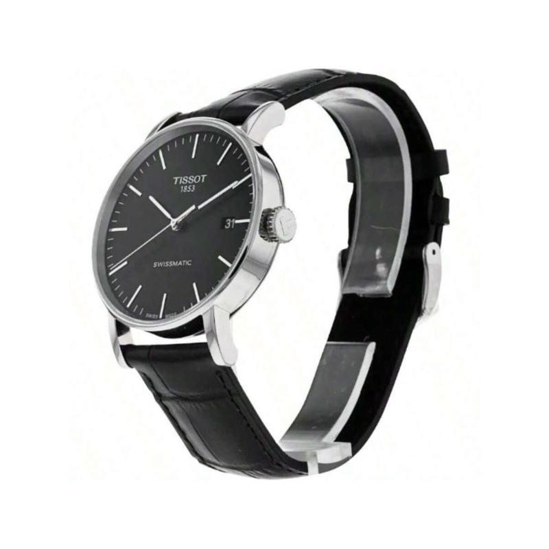Tissot Charm-Serie Quarzwerk Drei-Zeiger-Uhr mit Datumsanzeige, minimalistische Herrenuhr, Swiss Made, 40mm T109.407.16.051.00