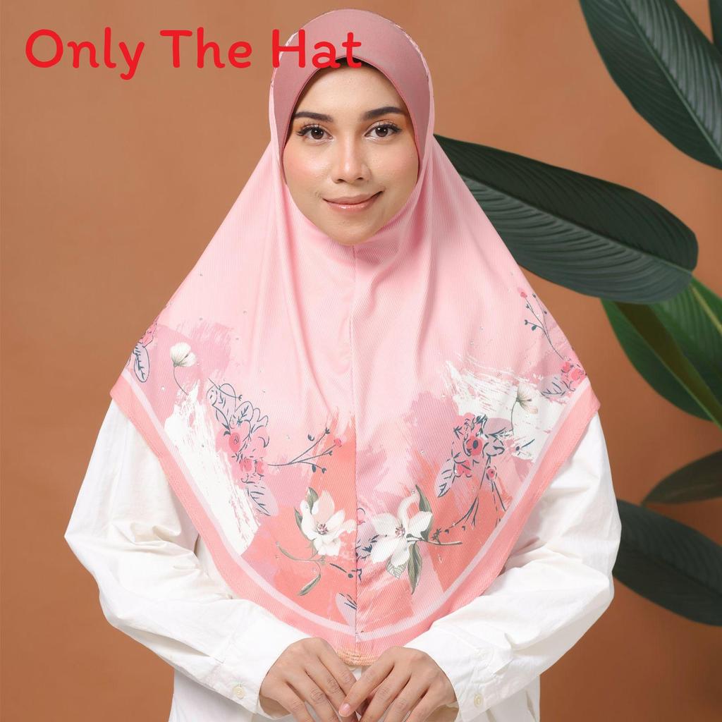 Ethnic Floral Headscarf For Women With Border Detail For Summer Wear