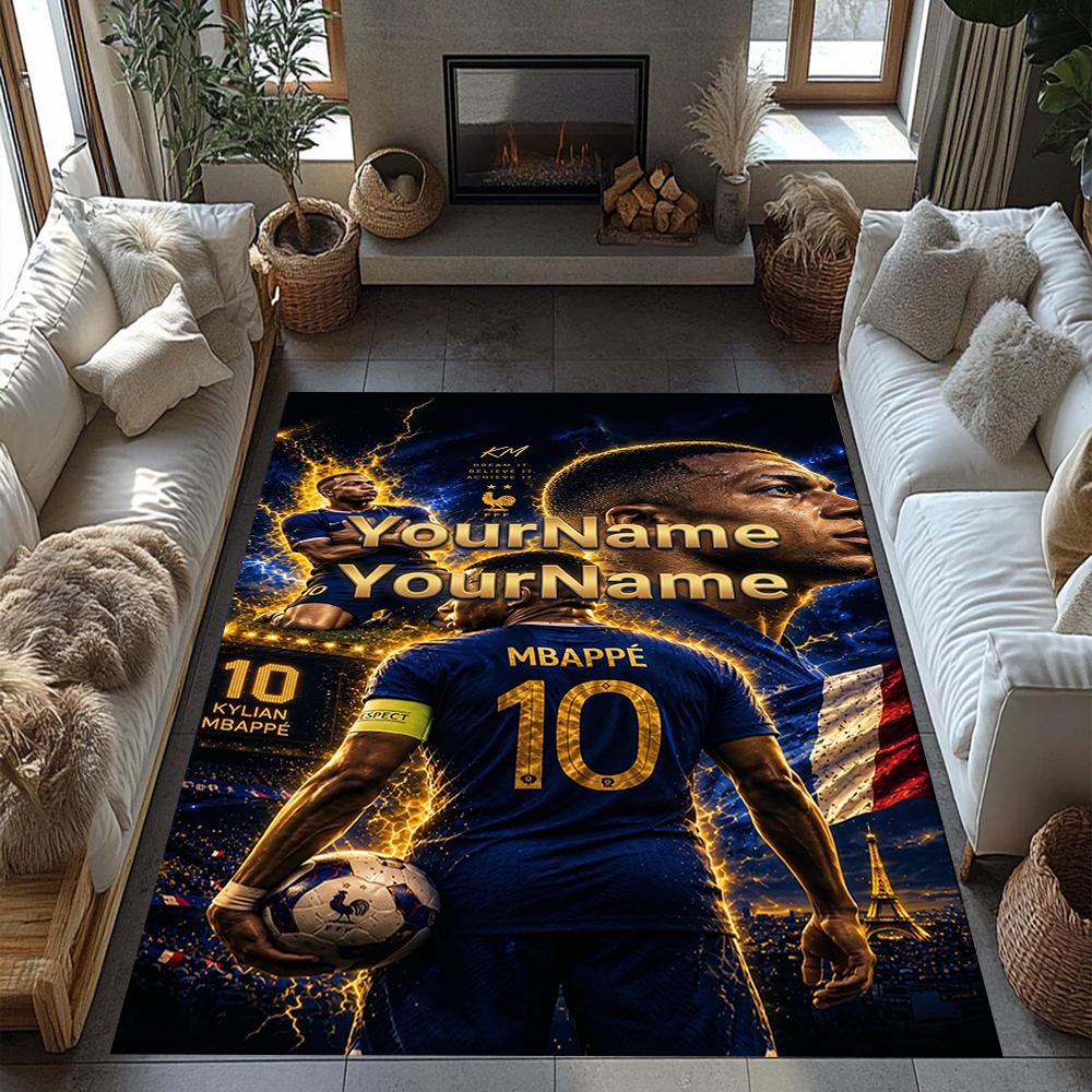 Mbappe 31 Customized Name Floor Mat Suitable for Kitchen Entryway Study room Foyer Antislip Carpet Office home decor