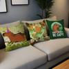 Καλυμμα μαξιλαριου Ζωα Καπυμπάρα Κάλυμμα μαξιλαριού Διακοσμητικό Μαξιλαροθήκη Θήκη μαξιλαριού με Εκτύπωση για Καναπέ