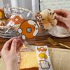 Cartoon Bread Storage Bags Self-Sealing Clear Plastic Packaging Bags For Sliced Bread Donuts Bagels Buns Resealable Bakery