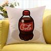 S-Sprudelwasser C-Coca-Cola Welt Verschiedene Größen Quadratische Kissenhülle Für Auto Zuhause Schlafzimmer Dekoration