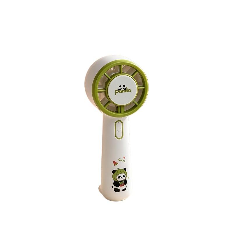 Handheld Small Fan USB Charging Outdoor Portable Ultra Long Endurance Desktop Fan зелёный