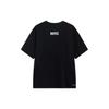 Li-Ning Wade Series Letter Print Moisture Wicking Quick Dry Antibacterial Round Neck Short Sleeve T-Shirt Men Tops Black ATST569-1