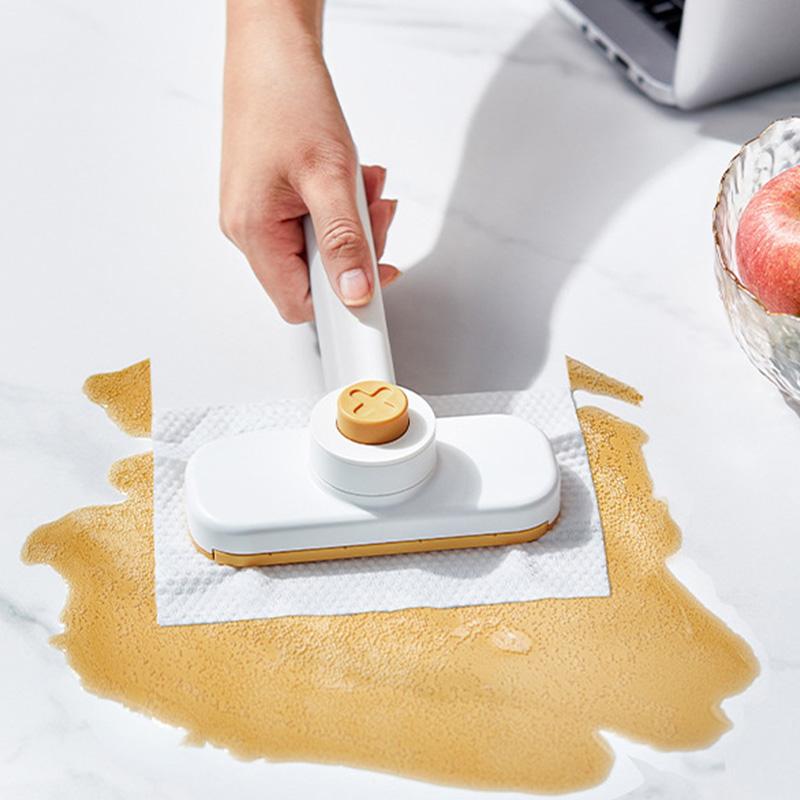 1Pc Clip Tissue Brush Lazy Mini Mops Bathroom Cloth Changing Kitchen Face Towel Mop Reuse Tissue Easy Cleaning