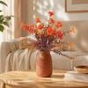 Artificial Eucalyptus Morning Glory Flowers, Fall Fake Flowers For Outdoor Planters Decorations, Reusable Silk Flowers Plants