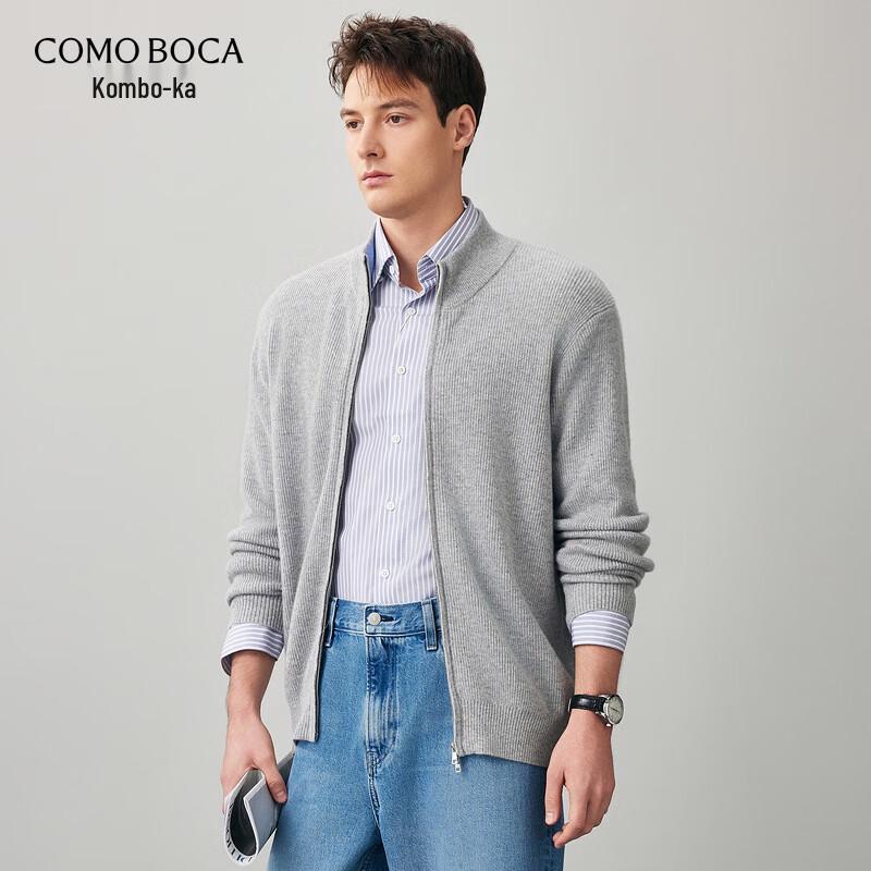 

Мужской кардиган на молнии Kemon Boca 2025 Осень/Зима 100% кашемир 2XL