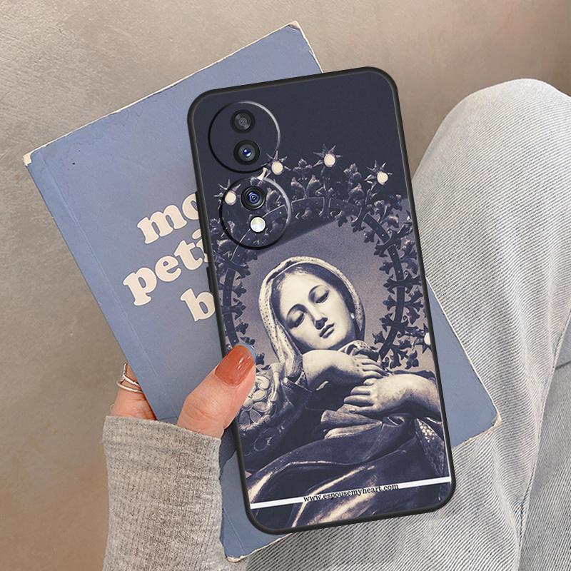Virgin Mary Christian Case For Honor Magic 8 7 6 5 Pro Cover For Honor 400 200 X9c X9b X9a X8a X8b 50 70 90 Lite