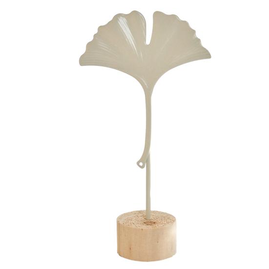 Long-lasting Color Decoration Golden Ginkgo Leaf Statue, Anti-Rust Anti-Oxidation Decorative Art Iron Anti-oxidation Treated Decor Sculpture