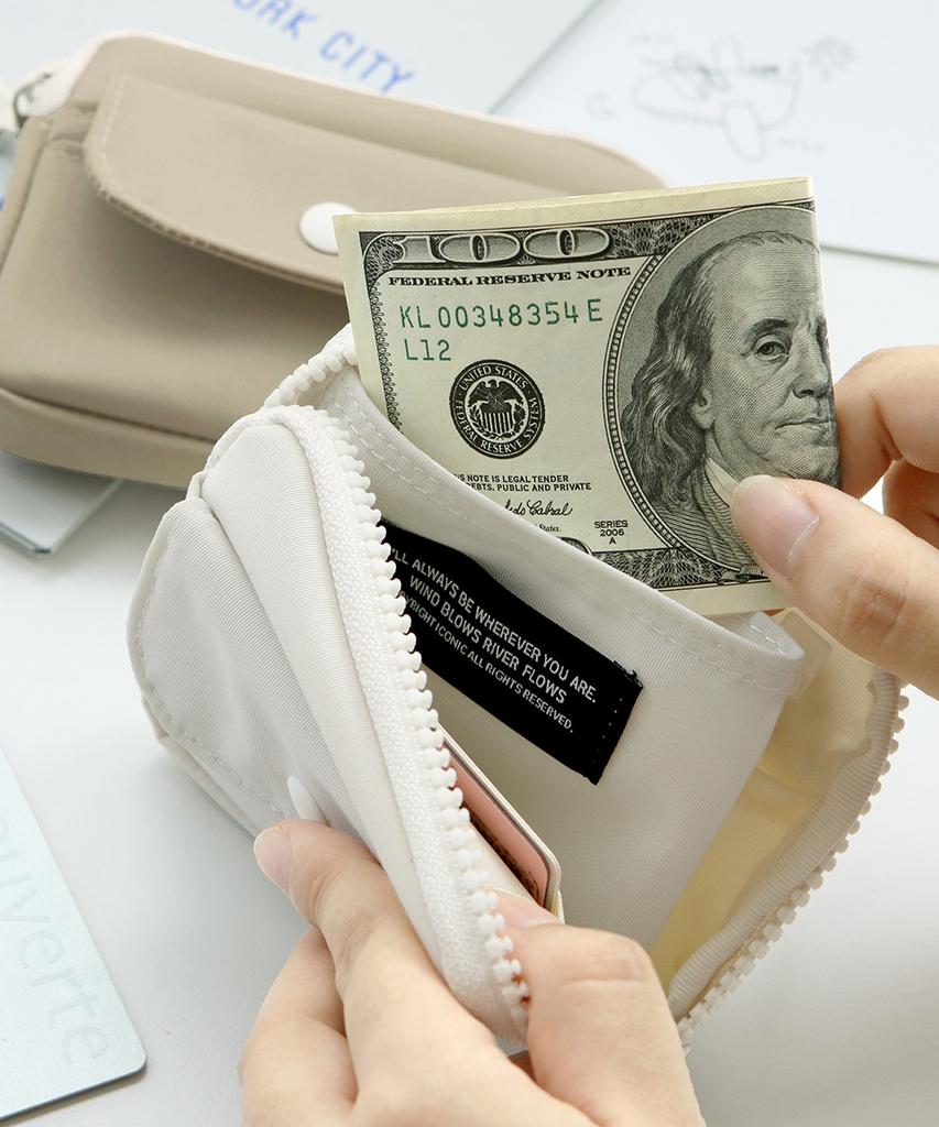 Iconic Voyager Card Wallet 5 Colors Travel Coin Purse