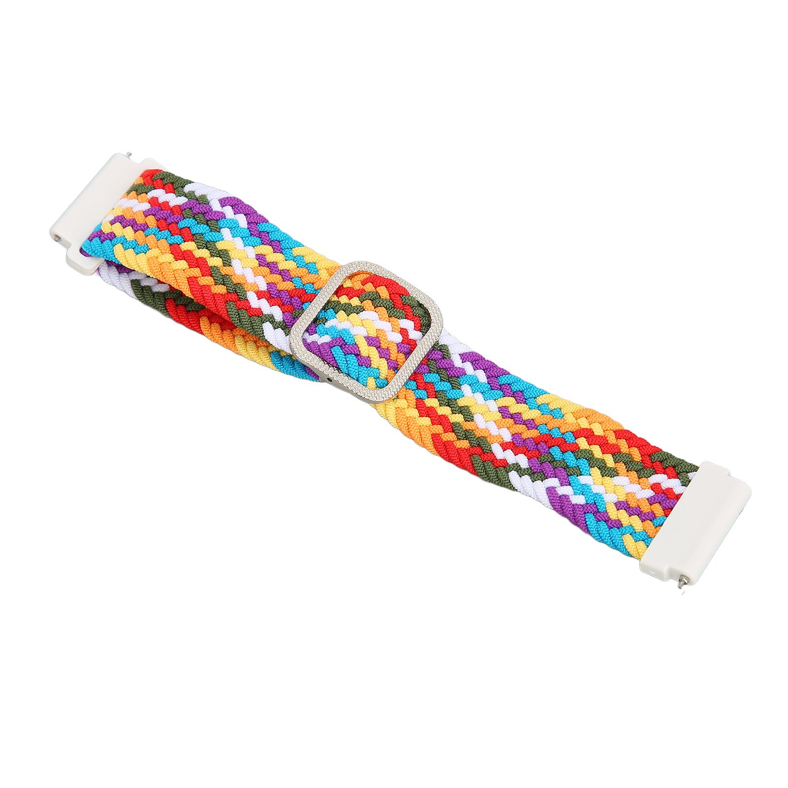 22 мм Ремешок для часов Эластичный Нейлоновый Плетеный Регулируемый Наручный Ремешок Браслет для Huawei Watch 3 Type 1