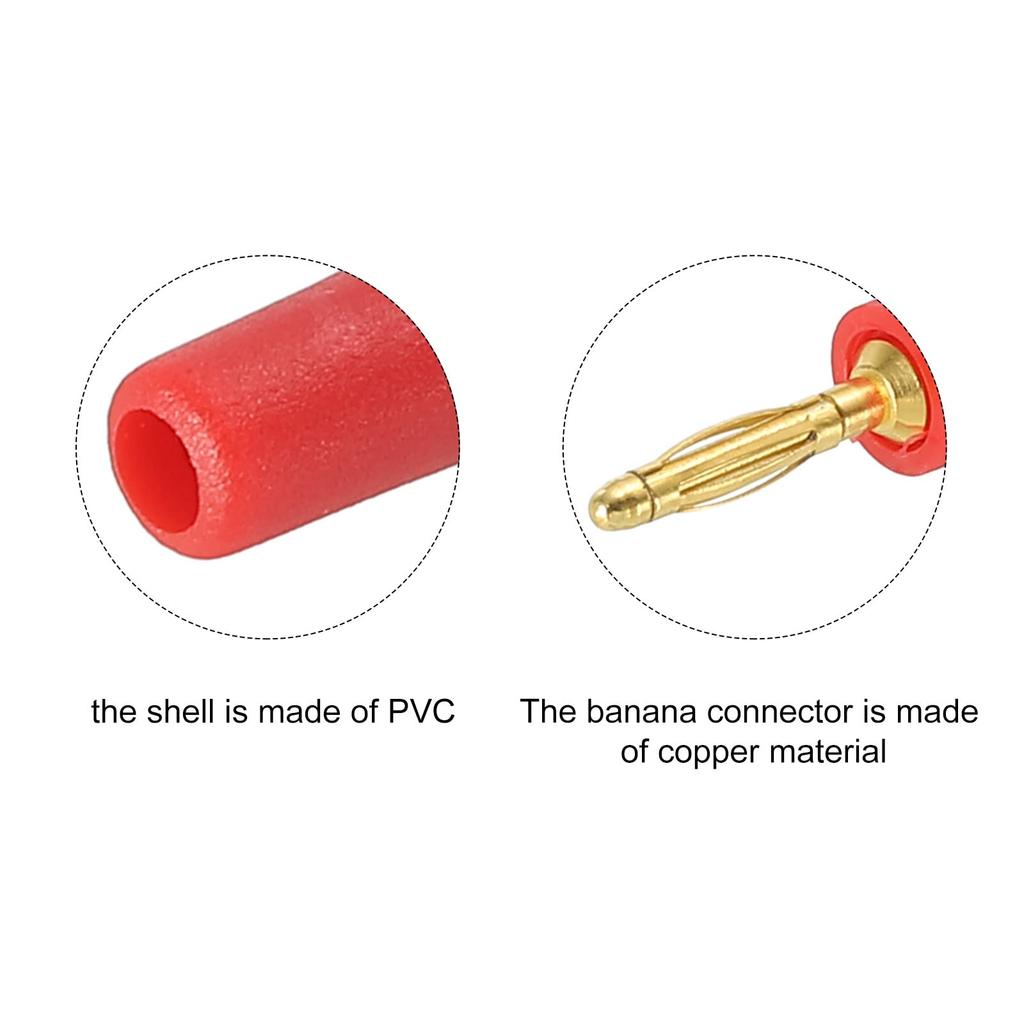 PATIKIL Banana Plug Jack Solder Gold Plated Speaker Wall Video Home 10pcs Connectors, Connectors, Type, 2mm, Copper, Wire, Plate, Receiver, Theater,