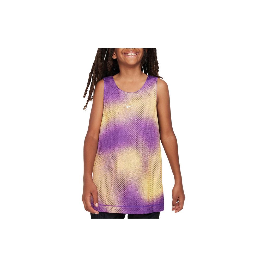 Nike Wende-Sporttanktop mit Buchstabenprint Basketball-Set Kinder-Sportbekleidung FD4010-599