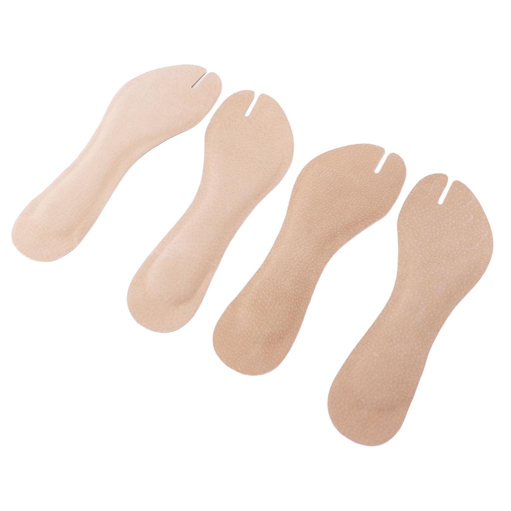 2 Pairs Flip Flop Insoles PU Leather Flip Flop Cushion Insoles Soft Shockproof Adhesive Flip Flop