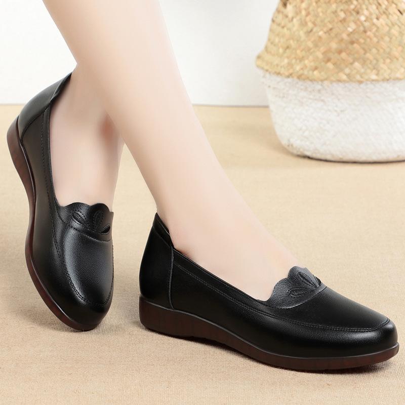 Spring and Autumn Women's Shoes: Round Toe, Cute, Stylish, Comfortable, Soft Sole, Slip-on, Flat, Low Heel, Casual Shoes