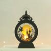 Halloween decoration, electronic candle portable wind lantern party atmosphere arrangement led electronic candle Halloween ornament