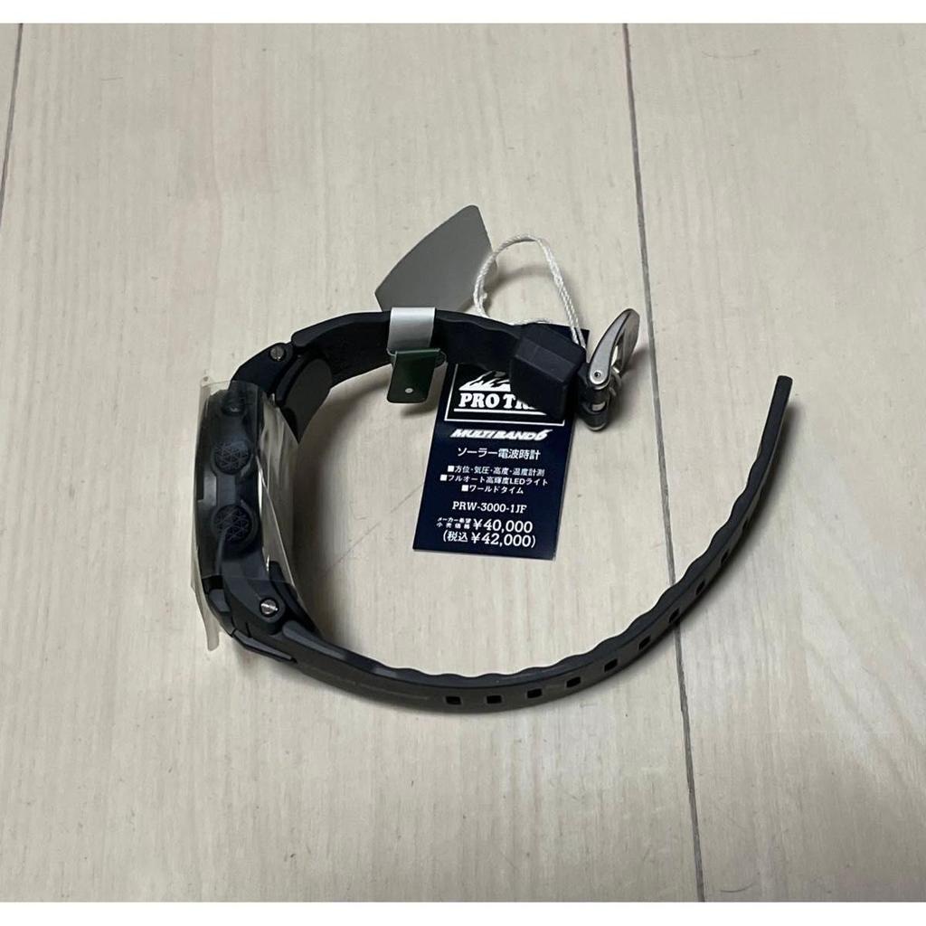 Used [New Unused] Casio Pro Trek PRW-3000-1 PRO TREK Mountaineering Watch Tough Solar Radio-Controlled Solar CASIO