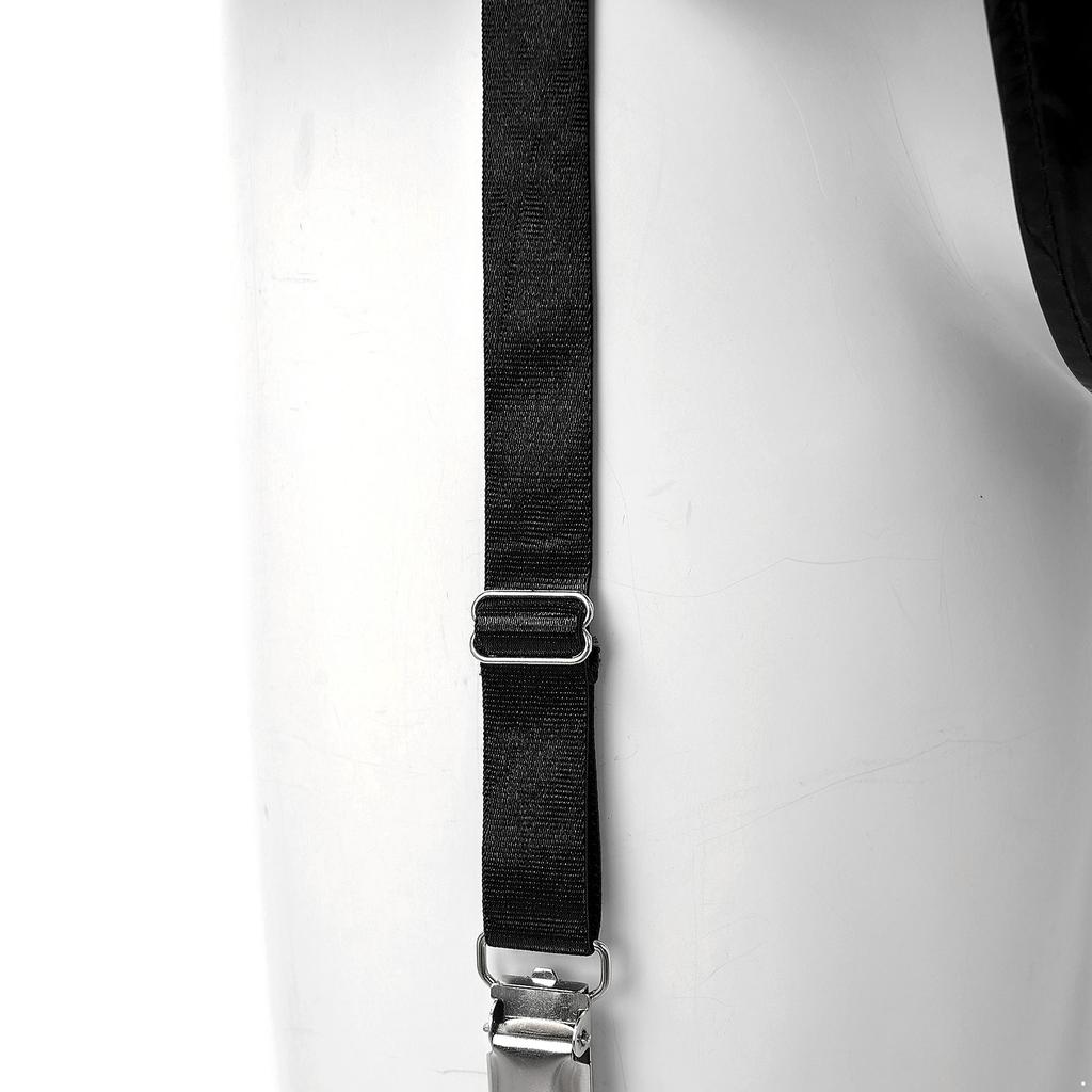 Damen Patentleder Minirock Wet-Look Rüschenrock Eingearbeiteter Tanga Strumpfhalter Metallclips Party Clubwear