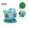 Environmentally Friendly Statue Cute Bulbasaur-Shaped Resin Figurine, Classic Cartoon Collectible with Red Eyes Green Waterproof Outdoor Ornament