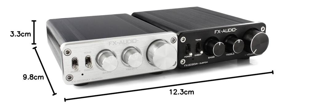 FX-AUDIO- FX-2020A+ CUSTOM TRIPATH TA2020-020 equipped digital amplifier (black)