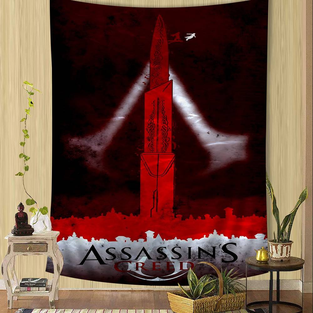 

AAssassins CCreedes Cartoon Tapestry Wall Hanging Decoration Household Home Decor 74x94cm(29x37in)