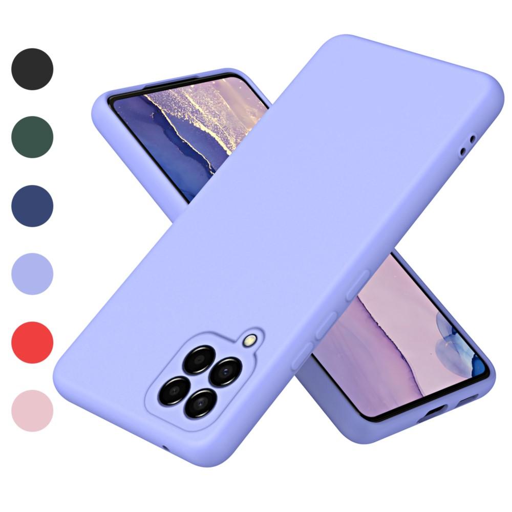 Luksusowe etui na telefon Samsung M33 5G z płynnego silikonu Fundas dla Galaxy M33 5G Global z osłoną ochronną kamery 8,4 mm