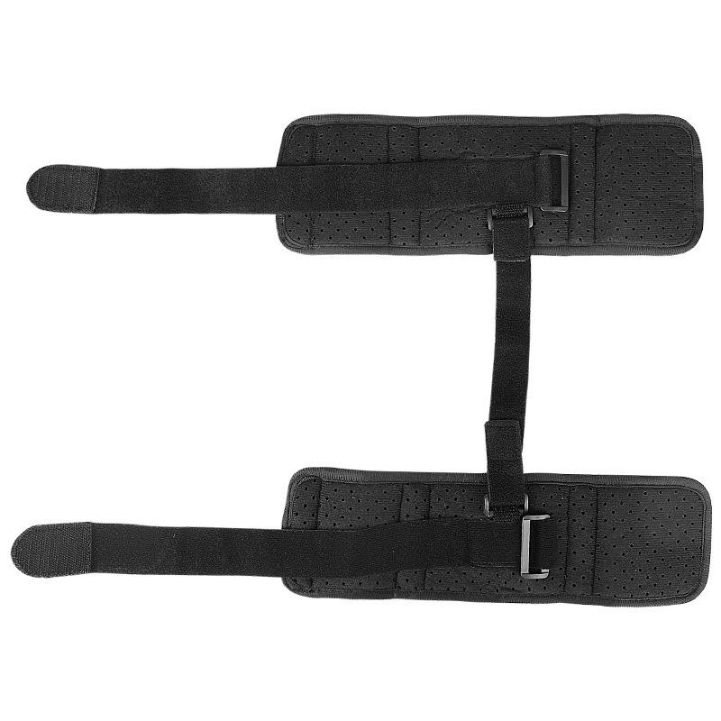 Adjustable Black Foot Brace: Breathable Support for Ankle Roll, Plantar Fasciitis, Foot Drop & Stabilization Training