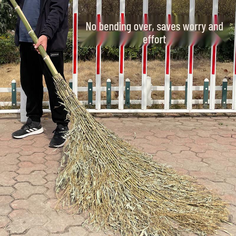 Heavy-Duty Bamboo Broom 5-Pack