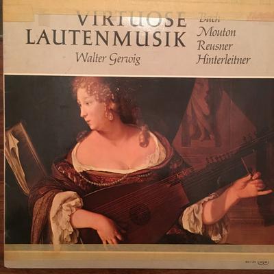 LP Record WALTER GERWIG - Virtuose Lautenmusik 89734 Heliodor 1968 Germany Classical Used