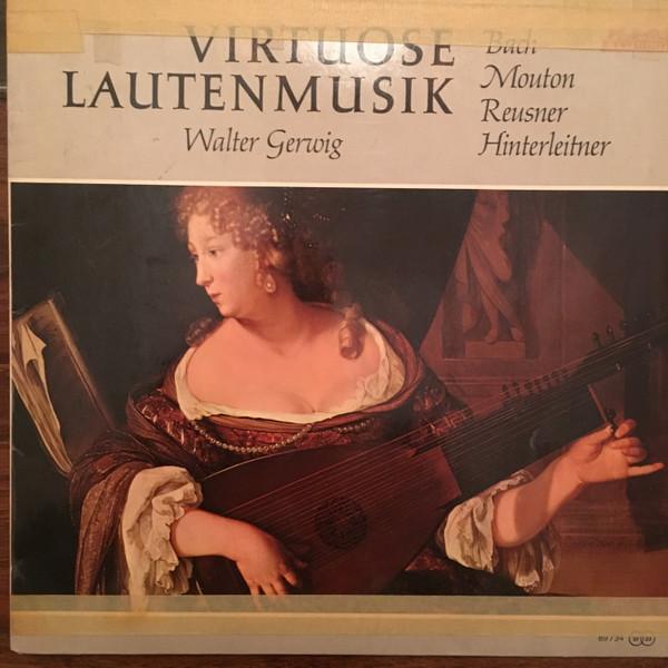 

LP Record WALTER GERWIG - Virtuose Lautenmusik 89734 Heliodor 1968 Germany Classical Used