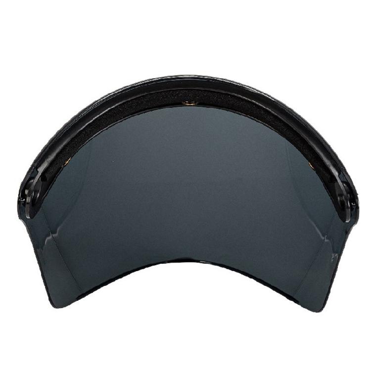 3-snap Open Face Helmet Bubble Visor for Sun Shade Protector for Motorcycle Ridi